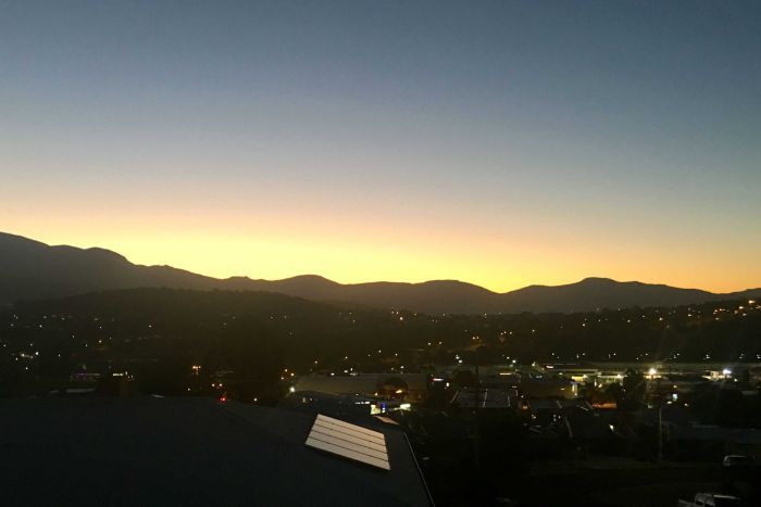 Sunset over Bellerive, Tasmania Sunset over Bellerive, Tasmania
