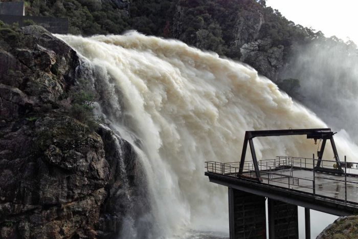 Cethana dam spillway Cethana dam spillway
