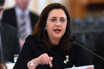 Queensland Premier Annastacia Palaszczuk Queensland Premier Annastacia Palaszczuk speaks forcefully at a budget estimates hearing.